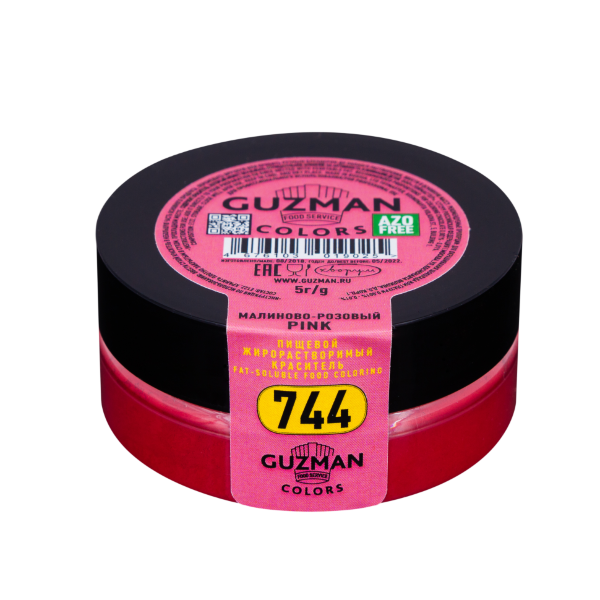 Жирорастворимый краситель Guzman малиново розовый 5 гр для шоколада 744 - фото 1