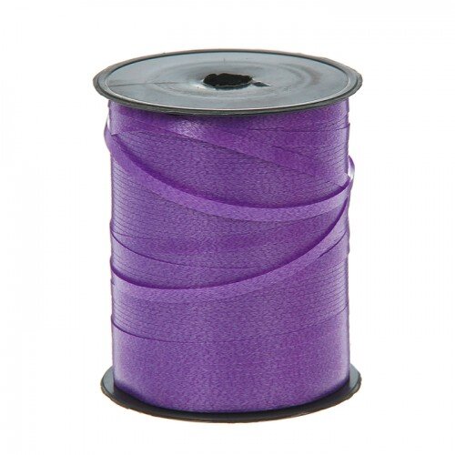 Лента декоративная 0,5 см (фиолетовая) 500 м - фото 1