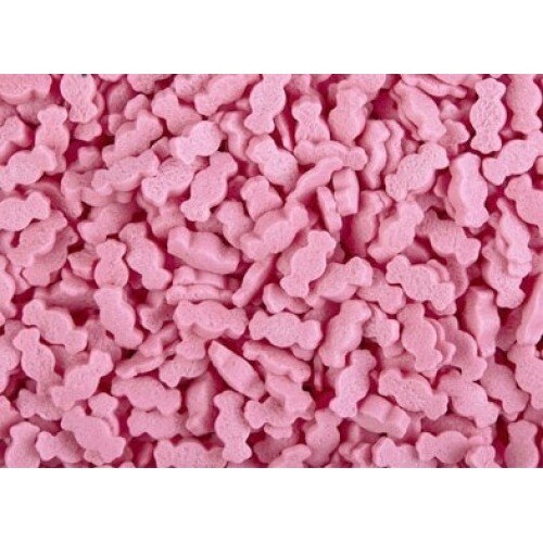 Посыпка конфеты розовые мини - фото 1