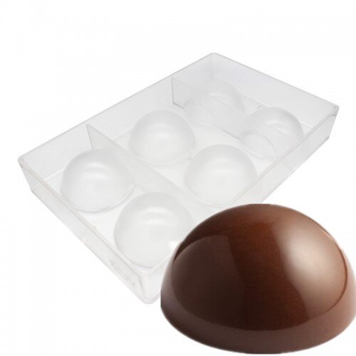 Форма для шоколада поликарбонат Pavoni "Круг" 6,5х2,75 см - фото 1