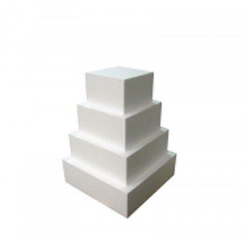 Форма муляжная для торта квадратная  прямой край (15*15 см) - фото 1