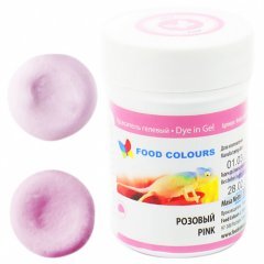 Гелевый Краситель Розовый Food Colours 35 гр