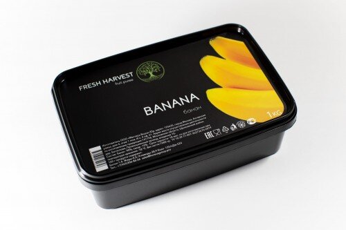 Пюре замороженное "Fresh Harvest" (банан) 1 кг - фото 1