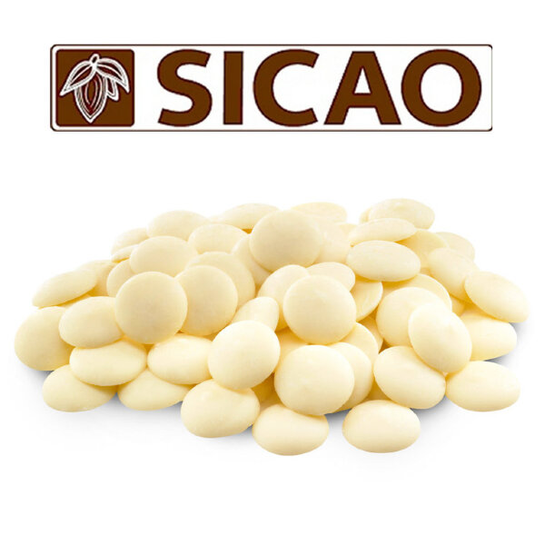 Шоколад белый Sicao 32% 20 кг - фото 1