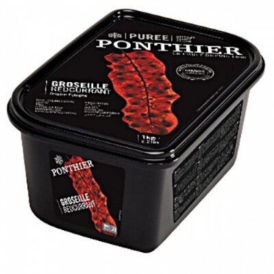 Пюре замороженное "Ponthier" (смородина красная) 1 кг