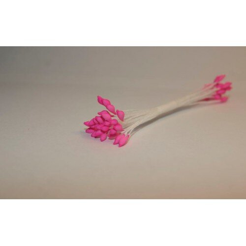 Тычинки для цветов (розовые) 25шт - фото 1