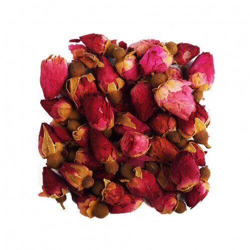 Сушеные цветы "Розы-бутоны" красные 50 г - фото 1