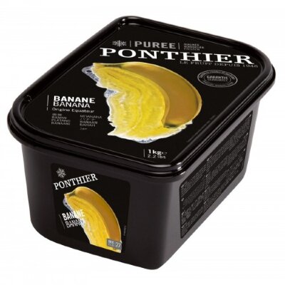 Пюре замороженное "Ponthier" (банан) 1 кг