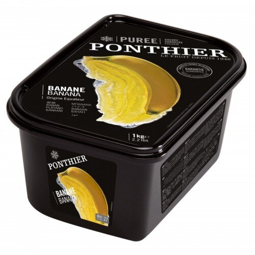 Пюре замороженное "Ponthier" (банан) 1 кг - фото 1