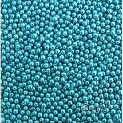 Посыпка сахарные шарики 5 мм голубые