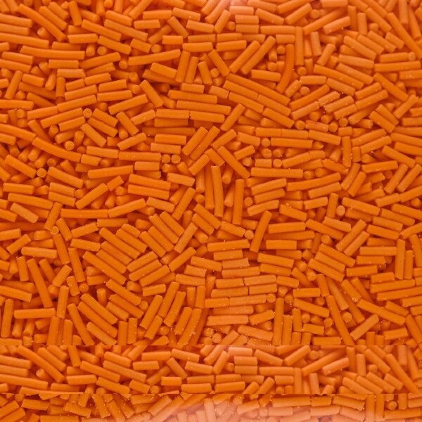 Посыпка вермишель оранжевая - фото 1