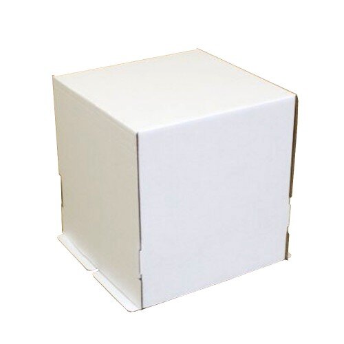 Коробка для торта 320/320/350 мм белая - фото 1