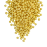 Драже рисовое в глазури Желтый жемчуг 3 мм. (236) 100 гр. - фото 1