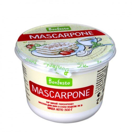 Сыр Маскарпоне "Бонфесто" 78% (500 гр) - фото 1