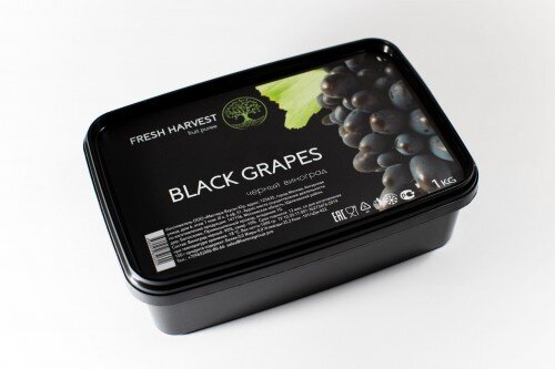 Пюре замороженное "Fresh Harvest" (черный виноград) 200 гр - фото 1