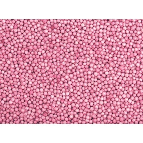 Посыпка шарики розовые 1 мм. 100 гр. - фото 1