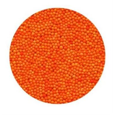 Посыпка шарики оранжевые 1мм
