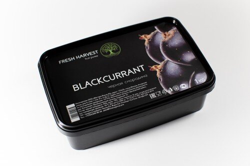 Пюре замороженное "Fresh Harvest" (черная смородина) 1 кг - фото 1