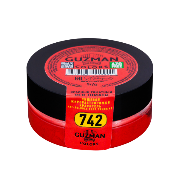 Жирорастворимый краситель Guzman красный томатный для шоколада 742 - фото 1
