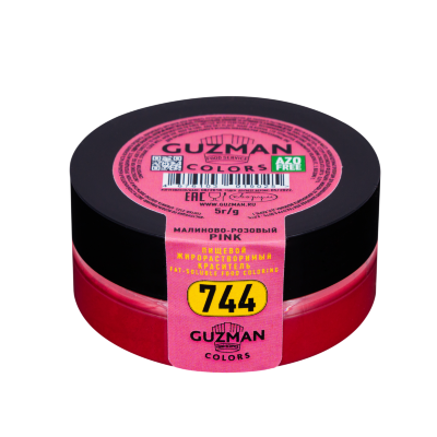 Жирорастворимый краситель Guzman малиново розовый 5 гр для шоколада 744