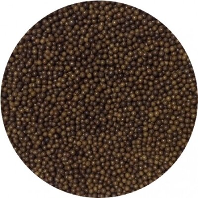 Посыпка шарики (коричневые) 1мм 100 гр