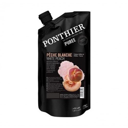 Пюре охлажденное "Ponthier" (персик белый) 1 кг - фото 1